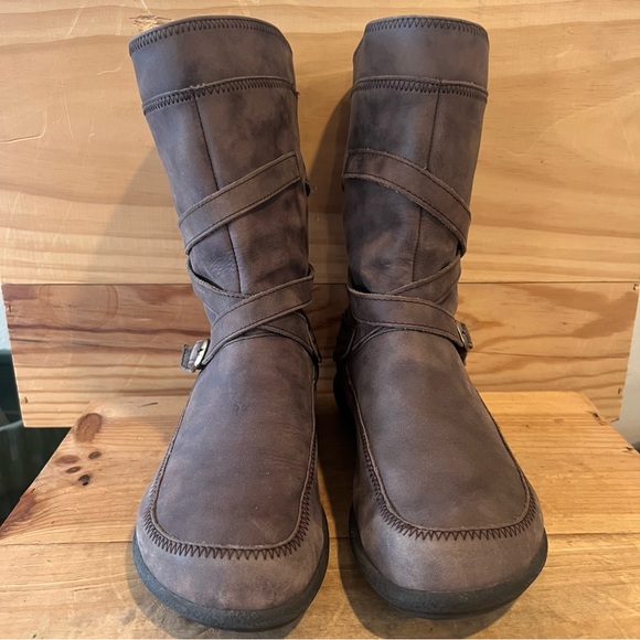 Dansko Mid-calf Moto Boots in Brown Leather size 38 - Picture 6 of 12